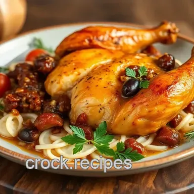 How My Grandmother Mastered Roast Chicken with Olive Salsa Delight