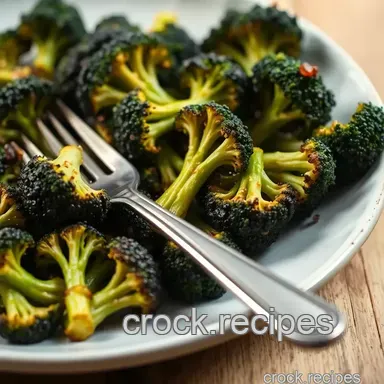 Easy & Flavorful Roasted Broccoli with Crispy Edges: A Weeknight Favorite! Recipe Card