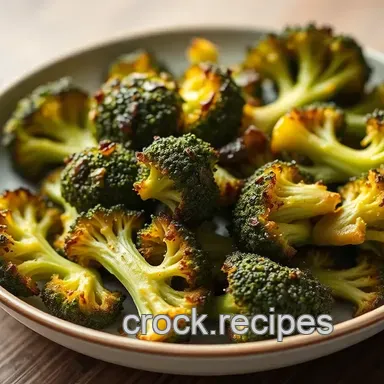 Easy & Flavorful Roasted Broccoli with Crispy Edges: A Weeknight Favorite!
