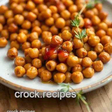 Ultimate Roast Chickpeas with Spicy Honey Glaze: A Delicious Snack! Recipe Card