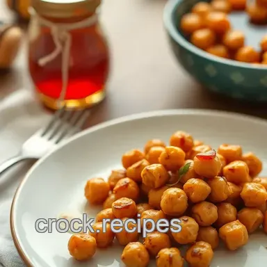 Ultimate Roast Chickpeas with Spicy Honey Glaze: A Delicious Snack!