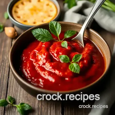 Vibrant Roasted Red Pepper Sauce - Healthy & Easy: A Flavorful Delight Recipe Card