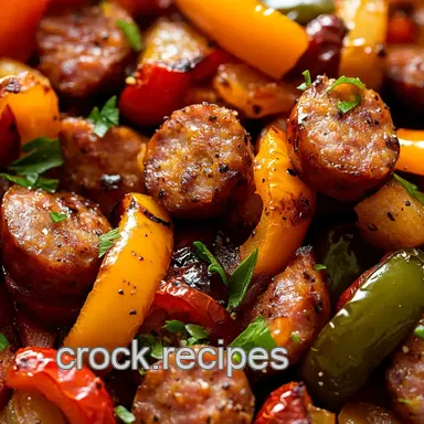 Sausage & Peppers Recipe: Better Than Nonna's! (Almost) Recipe Card