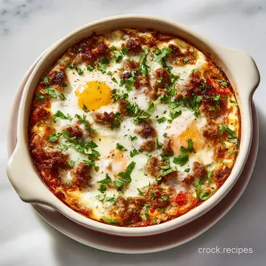 Egg Breakfast Bake with Sausage: 1 Hour Total