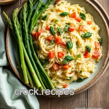 Easy & Creamy Sautéed Asparagus Risotto Primavera Delight: A Taste of Spring Recipe Card