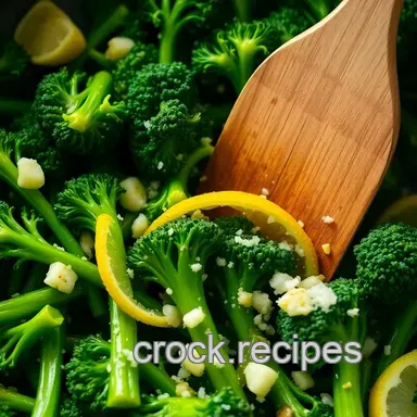 How to Make Broccolini: Easy Sautéed Broccolini with Garlic & Lemon Recipe Card