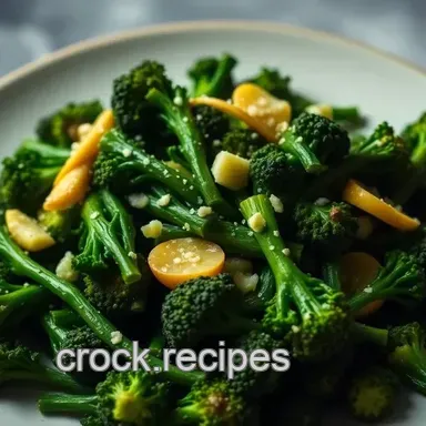 How to Make Broccolini: Easy Sautéed Broccolini with Garlic & Lemon