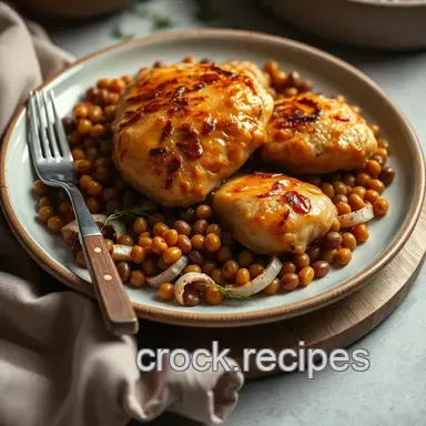 Easy & Juicy Sautéed Chicken Thighs with Spiced Lentils: My Family Favorite Recipe Card