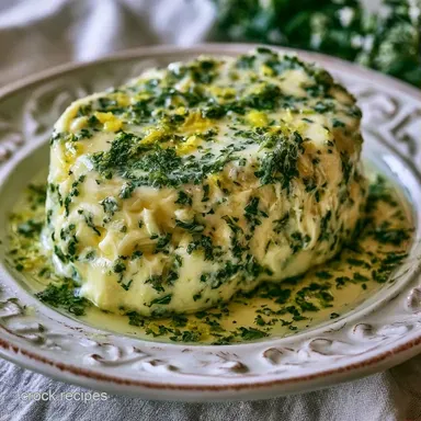 Savory Compound Butter with Fresh Garlic Recipe Card