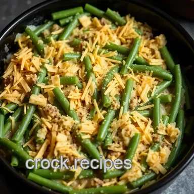 Easy & Savory French Onion Green Bean Casserole: A Family Favorite Recipe Card