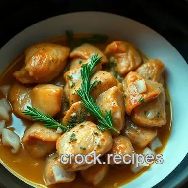 Easy & Savory Crock Pot Chicken Recipes: Garlic Herb Bliss in a Bowl