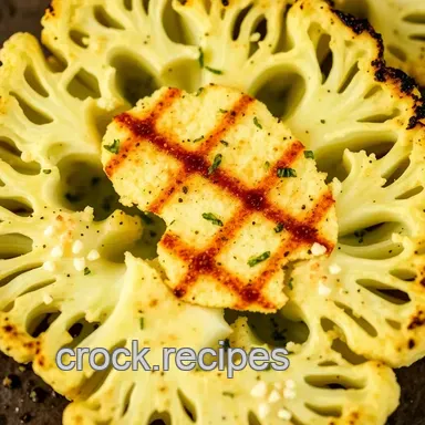 Easy & Flavorful Grilled Cauliflower Steak: My Go-To Herb Marinated Recipe Recipe Card