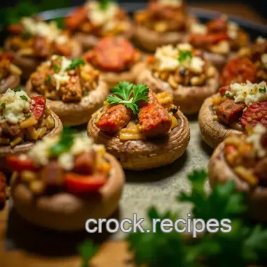Easy & Savory Stuffed Mushrooms Sausage Recipe: Perfect for Any Occasion Recipe Card