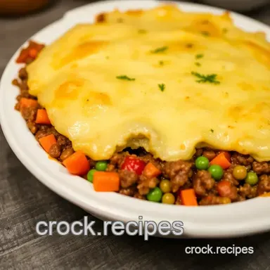 Delicious Ground Meat Dinner Ideas: Comforting Shepherd's Pie Recipe Recipe Card