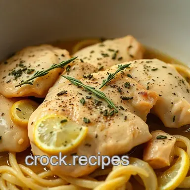 Easy Chicken Crock Pot Recipes: Savory Slow-Cooked Lemon Herb Chicken