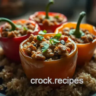 Savory Stuffed Bell Peppers Recipe: My Family’s Favorite Delight Recipe Card