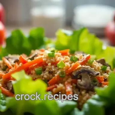 Easy & Flavorful Vegetarian Lettuce Wraps: A Must-Try Refreshing Recipe