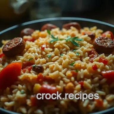 Easy Savoury Rice and Sausage Casserole: A Family Comfort Food Favorite
