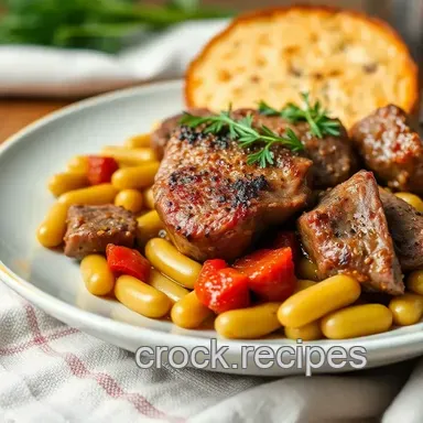 Indulge in My Easy Seared Lamb with Butter Beans Delight Recipe