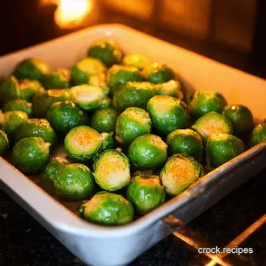 Seriously Addictive brussel sprout in the oven So Crispy Recipe Card