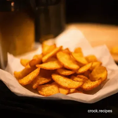 Crispy Air Fryer Chips Pub Quality at Home Recipe Card