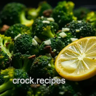 Seriously Crispy Oven Broccoli: Easy Greens You'll Love! Recipe Card