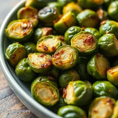 Best Ever how to bake brussel sprouts? My Crispy Secret! Recipe Card