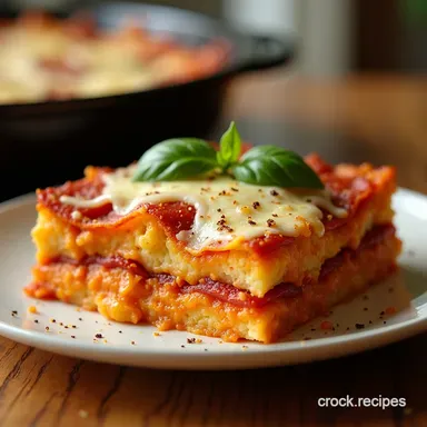 Pizza Casserole 7 Layers of Comfort My Familys Fave Recipe Card