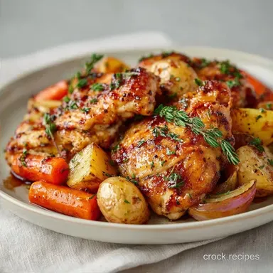 Sheet Pan Thighs with Potatoes
