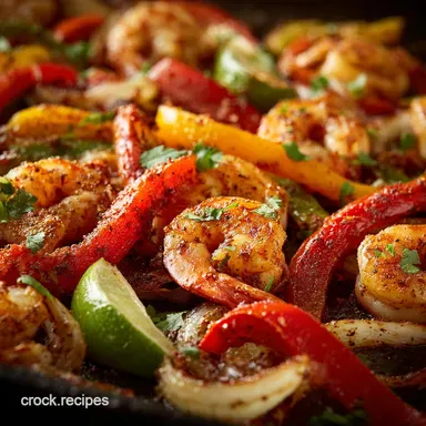Sheet Pan Shrimp Fajitas RestaurantQuality Flavor Zero Cleanup Recipe Card