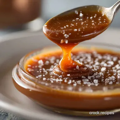 Keto Caramel Sauce Silky, Sugar-Free Salted Drizzle (1g Net Carbs)
