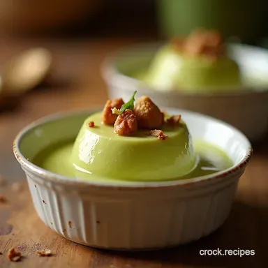 Emerald Indulgence Homemade Creamy Pistachio Pudding Recipe Card