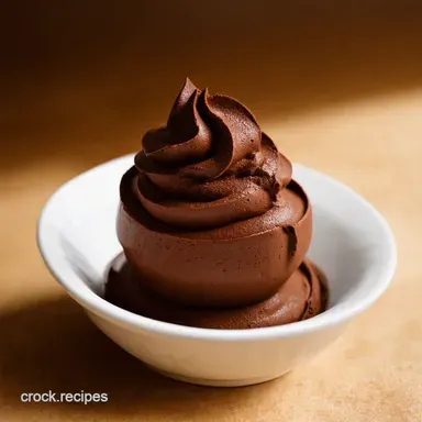 Silky Smooth Easy Chocolate Mousse Just 3 Ingredients Recipe Card