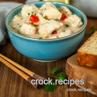 Easy Creamy Coconut Thai Simmered Chicken: A Delicious Journey to Thailand! Recipe Card