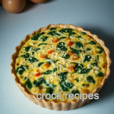 My Easy & Delicious Simple Quiche Recipe No Crust for Any Occasion Recipe Card