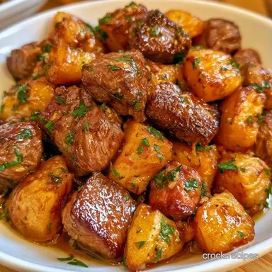 Sirloin Steak Potatoes in 30 Minutes Recipe Card