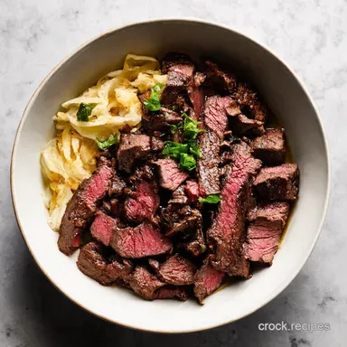 Sizzlin' Steak Bowl Recipe: Weeknight Winner! Recipe Card