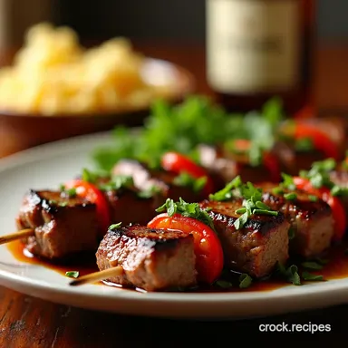 Sizzling Asian Garlic Steak Skewers 3 My GoTo Recipe Recipe Card