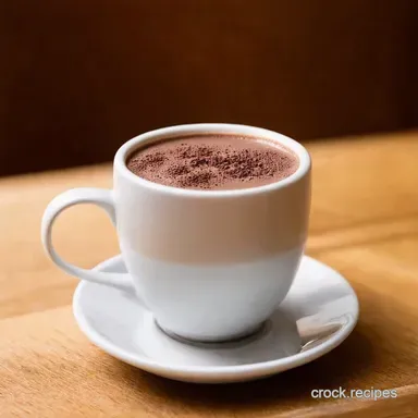 Skinny Sipping Chocolate GuiltFree low calorie hot chocolate Bliss Recipe Card