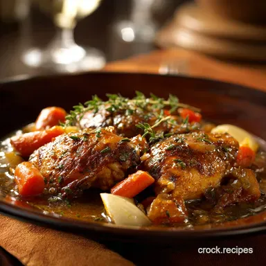 Main Dishes: Elegant Slow-Braised Chicken for Easy Company Dinner