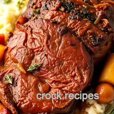 Slow Cooked Beef Sirloin Tip Roast Tender Joy Recipe Card