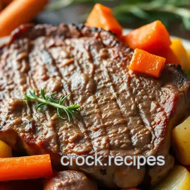 Slow-Cooked Elk Roast Deliciously Tender