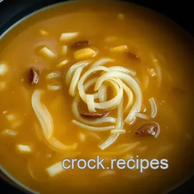 Easy & Comforting Crock Pot Onion Soup: A Family Favorite Recipe