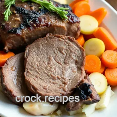 Slow Cooked Venison Roast for Cozy Meals Recipe Card
