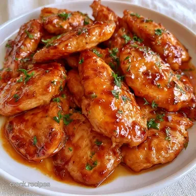 Slow Cooker Asian Chicken Breasts for 4 Recipe Card