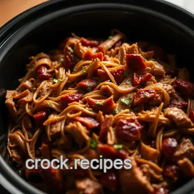 Slow Cooker BBQ Pulled Pork: Effortless Dinner Recipe Recipe Card
