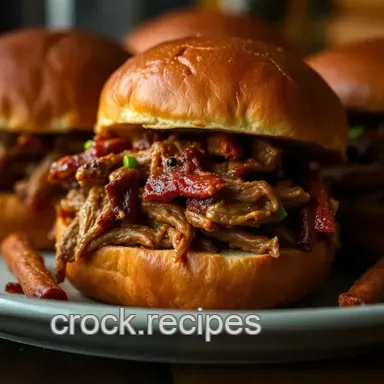 BBQ Pulled Pork Sliders: Easy Slow Cooking Recipe Recipe Card