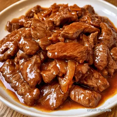 Slow Cooker Beef StirFry with Broccoli Recipe Card