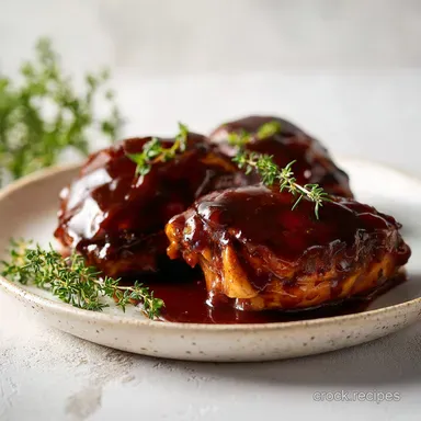 Bourbon Chicken for 6 Servings Recipe Card