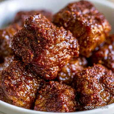 Slow Cooker Cajun Steak Bites: Tender Recipe Card